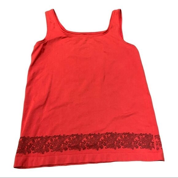 Soma Red Stretchy Tank Top Medium - Picture 1 of 5